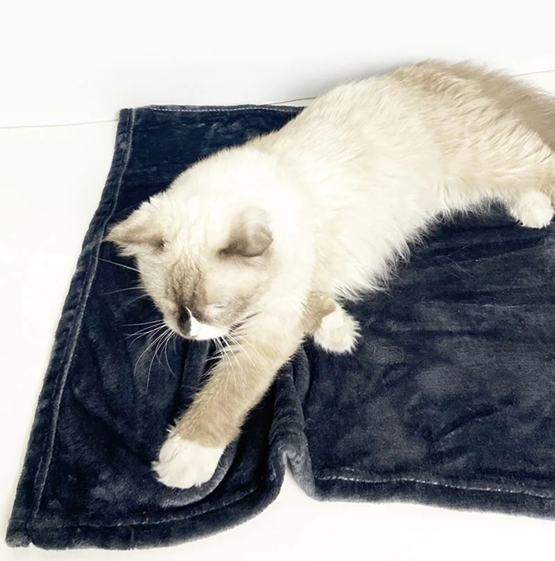 Soft Thickened Warm Dog Blanket, Washable Pet Sleeping Blanket, Cats Bed Mat Puppy Kitten Nest Pads Pet Accessories