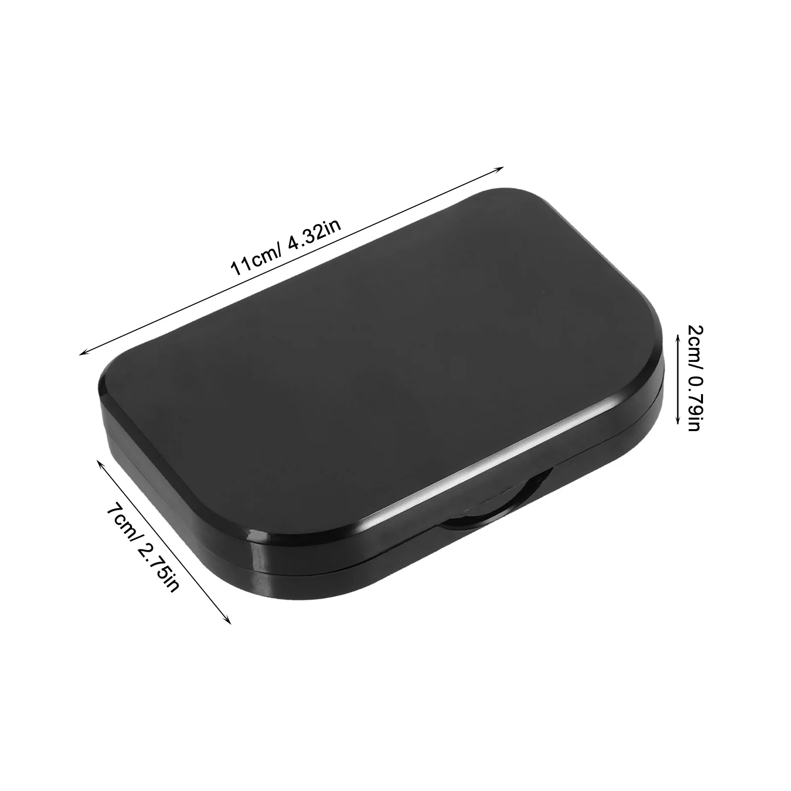 2 pçs caso suporte de cílios falsos organizador artificial armazenamento de viagem recipiente falso