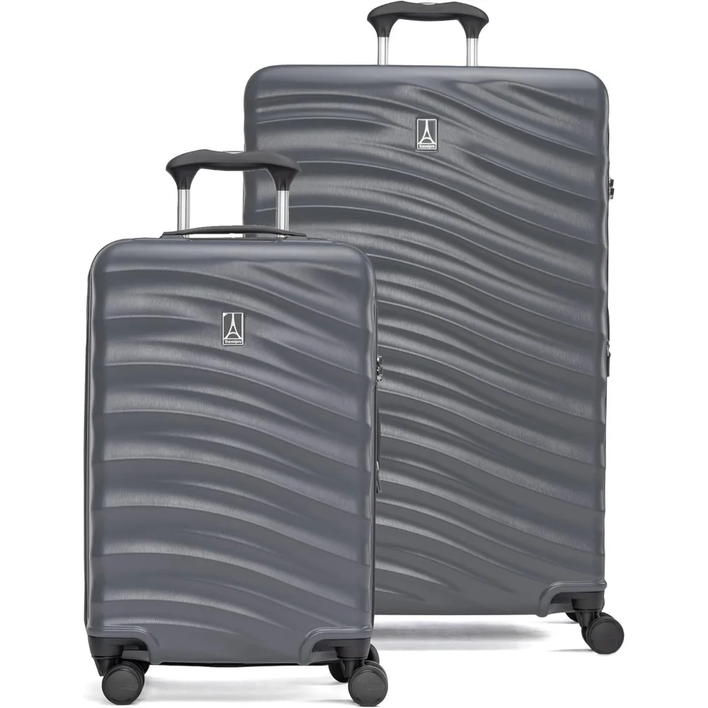 

Travelpro Maxlite Air V2 Hardside Expandable Luggage, 8 Spinner Wheels, Lightweight Hard Shell, TSA lock, Shadow Grey, 2-Piece S