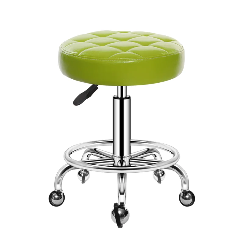 Hairdressing Stool Barber Shop Chairs Beauty Nail Pulley Stylis Chair Tattoo Chair Salon Furniture Liftable Work Chair Rotatable