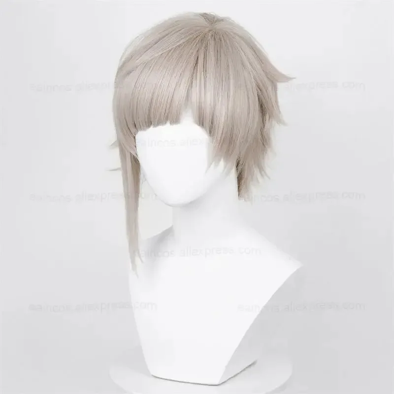 

CyAnime Bungo Stray Dogs Atsushi Nakajima Косплей Парик 30 см Короткие волосы Термостойкие синтетические парики AG8867