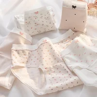 IEUHIA 5Pcs/Set Women's Panties Cotton Print Female Soft Underwear Fashion Triangular Underpants Comfortable Lingerie Intimates 2