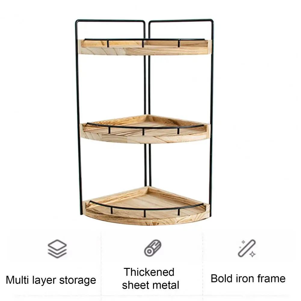 2 Tier Bathroom Rack 2-tier Bathroom Counter Organizer Strong Load-bearing Corner Shelf for Easy Assembly Storage Ideal Bathroom