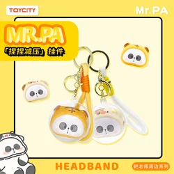TOYCITY Mr.pa Plush Key Pendant Pinched Toy Bag Cute Keychain Kawaii Dolls Action Figure for Girls Toy