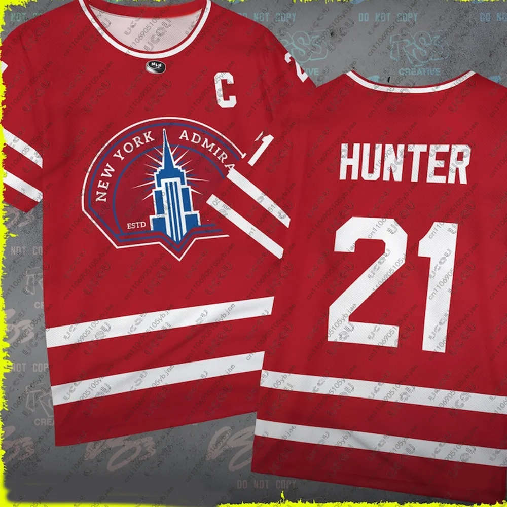 T-Shirt für Jungen und Kinder, für Herren, lässig, Sport-T-Shirt, beheizt, Rivalry 21, Top, Scott Hunter Hookey, Hockey-Trikot, Fan-Geschenke, Film, Rugby-T-Shirt
