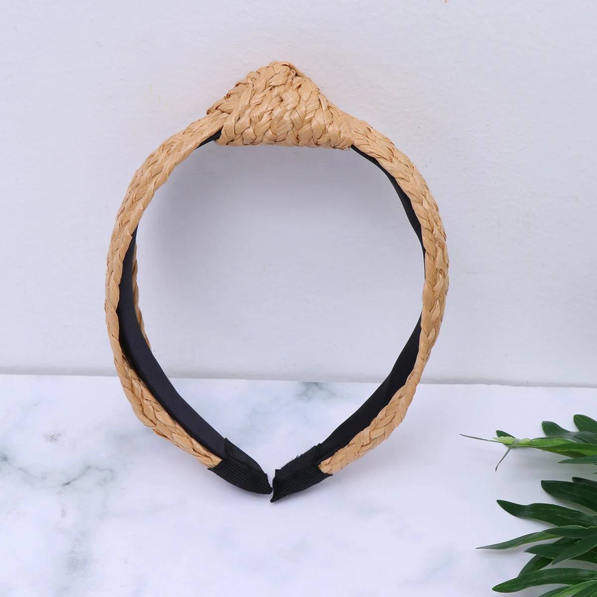 

Woven Headbands Straw Hair Hoops Durable Comfortable Party Daily Life Boho Accessories Women Girls Hair Loop Knotted Band