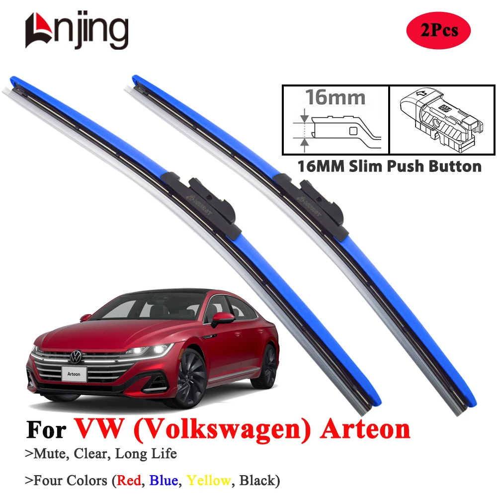 

LNJING Colorful Wiper Blades For VW Volkswagen Arteon 2017-Now