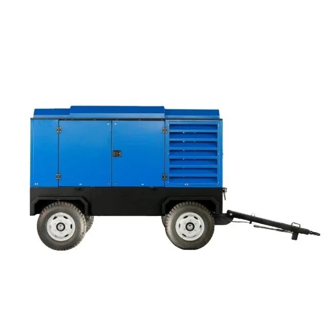 LUY250-12 Truck Air Air 12 Bar 885 Cfm 242 Kw Car Portable Air Screw Compressor