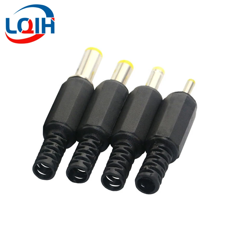 10PCS DC Power Adapter plug 2.5*0.7mm 4.0/4.8*1.7mm  5.5*2.1mm 5.5*2.5mm DC Plug Connector Welding Line Male Plug