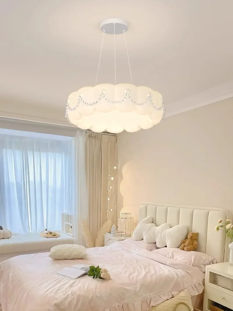 Bedroom pendant lamp, modern and minimalist restaurant, book room, warm master bedroom, Zhongshan lighting fixture