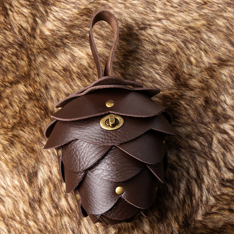 

Medieval Pu Leather Belt Bag Retro Renaissance Portable Waist Pouch Coin Purse Dice Bag Knight Fanny Pack Portable Men Women