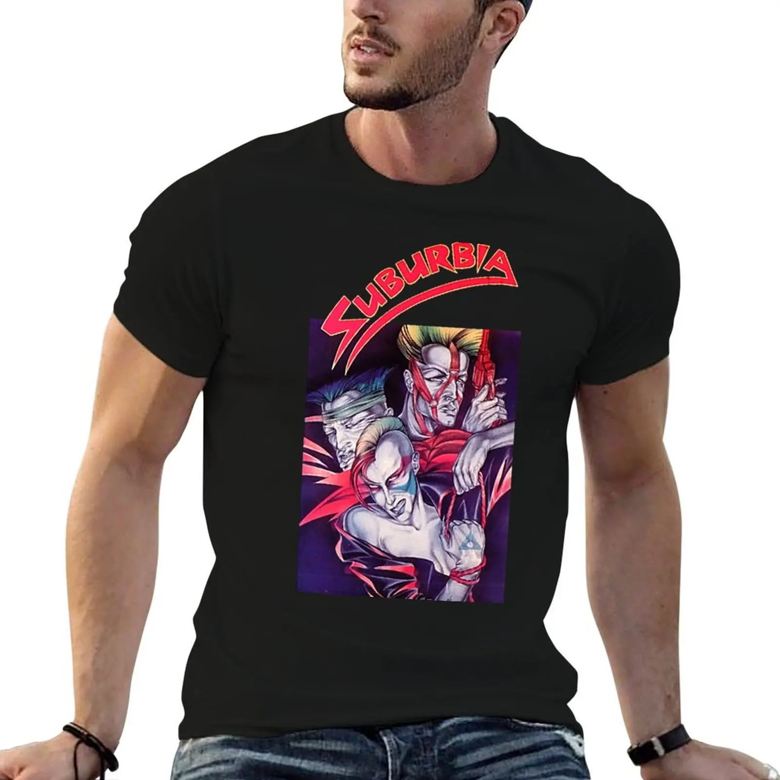 

Suburbia Punk VHS T-Shirt man t shirt luxury man t shirts cotton man t shirt cotton high quality T-shirt