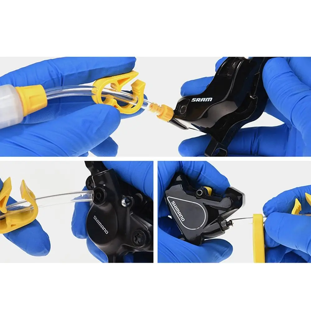 أداة إصلاح الفرامل ملء أداة مشتركة مكبح قرصي النفط تنزف عدة الفرامل أداة إصلاح الفرامل تنزف محولات مجموعة دراجة القرص الهيدروليكي #5