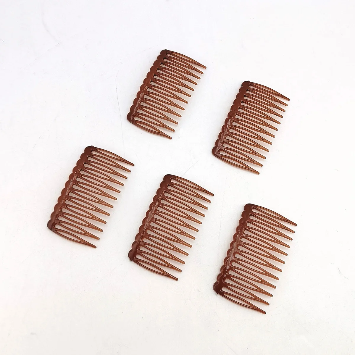5/20 PCS 12 Zähne Einfache Haarkämme Gerade Zähne Kunststoff Haarschmuck Langlebige Französische Vintage Weben Haarnadeln Frauen – Detail 4