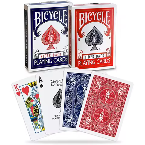 Bicycle Rider Back Playing Cards Blue Red Regular Standard Deck Card Games Card Magic Trick Magicians Prop