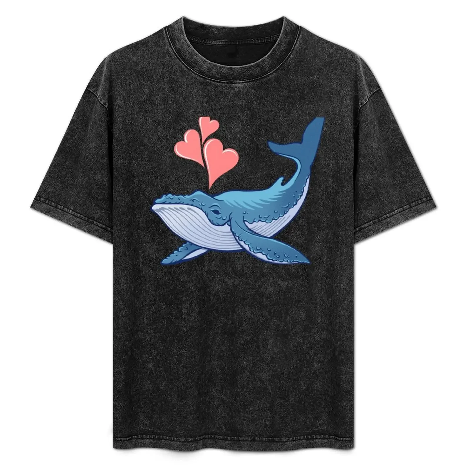 

Whale Love! T-Shirt Basic Solid Color Short Sleeve T-Shirt