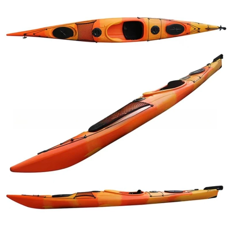 

Single ocean boat, water race boat, surfing plastic hard boat, waterproof and impact-resistant