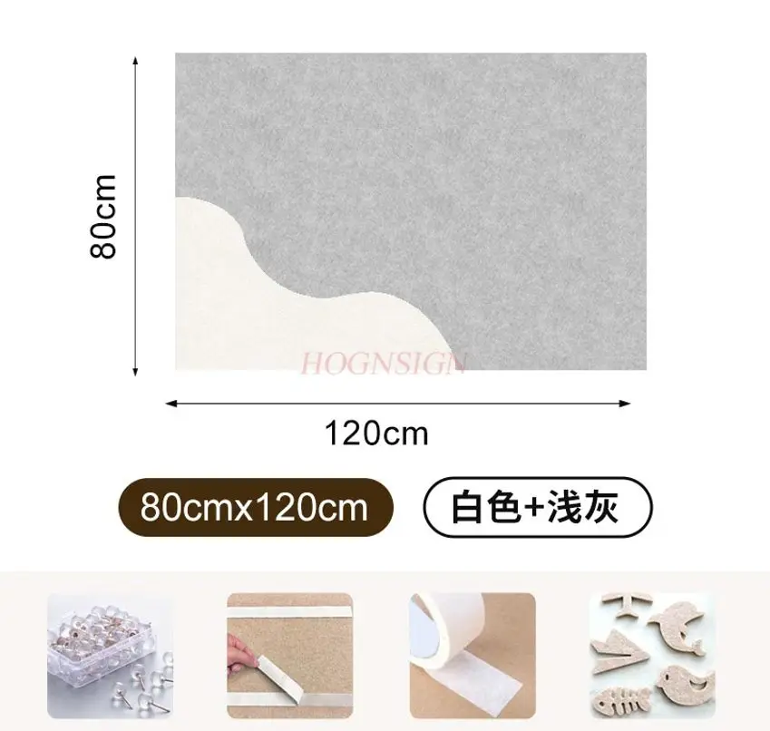 Tablero de fieltro para pared de fotos, pegatina decorativa artesanal, tablero de exhibición de fotos creativo de lana para sala de estar de alta gama, 1 Uds.