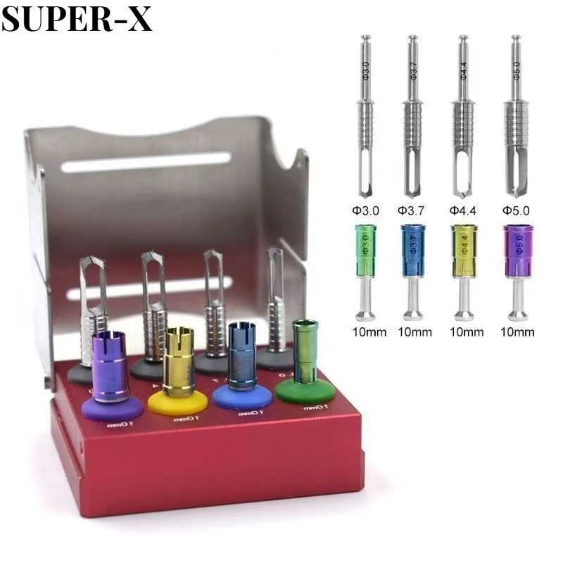 

1 комплект, набор сверл для сбора стоматологических костей, коллектор для разделения зубных костей, режущая дрель и пробка, расширитель костей, нержавеющая сталь