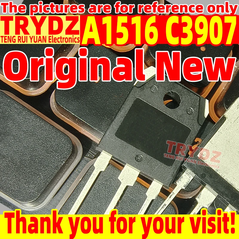 5-1 Pairs Original New A1516 C3907 2SA1516 2SC3907 TO-3P