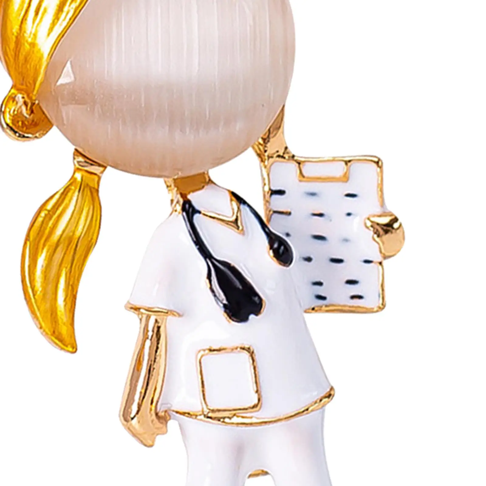 لطيف بروش دبوس الكرتون الصدار سبيكة مجوهرات شارة حقائب الزفاف النسائية #6