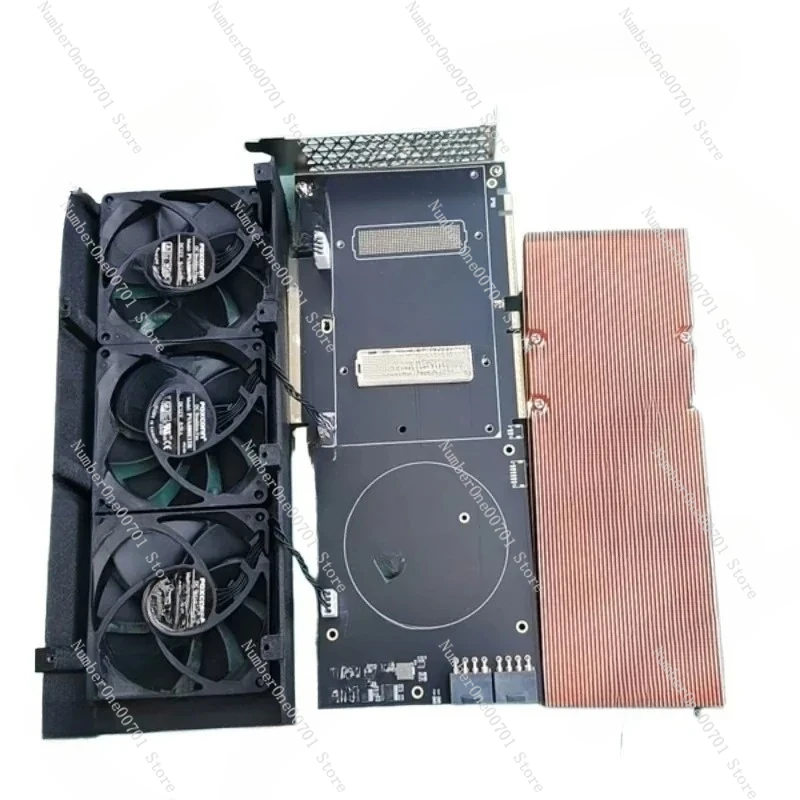 

SXM2 to PCIe Adapter Board with Pure Copper Heatsink and Quiet Fan, Desktop GPU Mounting Kit for DIY Cooling