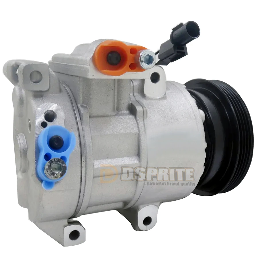 

AC Compressor 97701-1G010 97701-1G000 977011G000 977011G010 11270-24600 1127024600 For Hyundai Kia Rio Rio5 Rio-5 6SBU16 DV-13