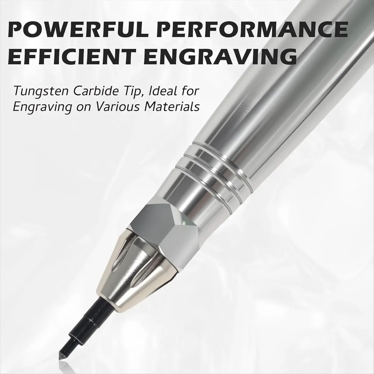 

HOME USE-A Pneumatic Engraving Pen, Metal Engraver Tool, Air Scribe Pen for Plastic Wood, with 1Tungsten Carbide Tip, 34,000 BPM
