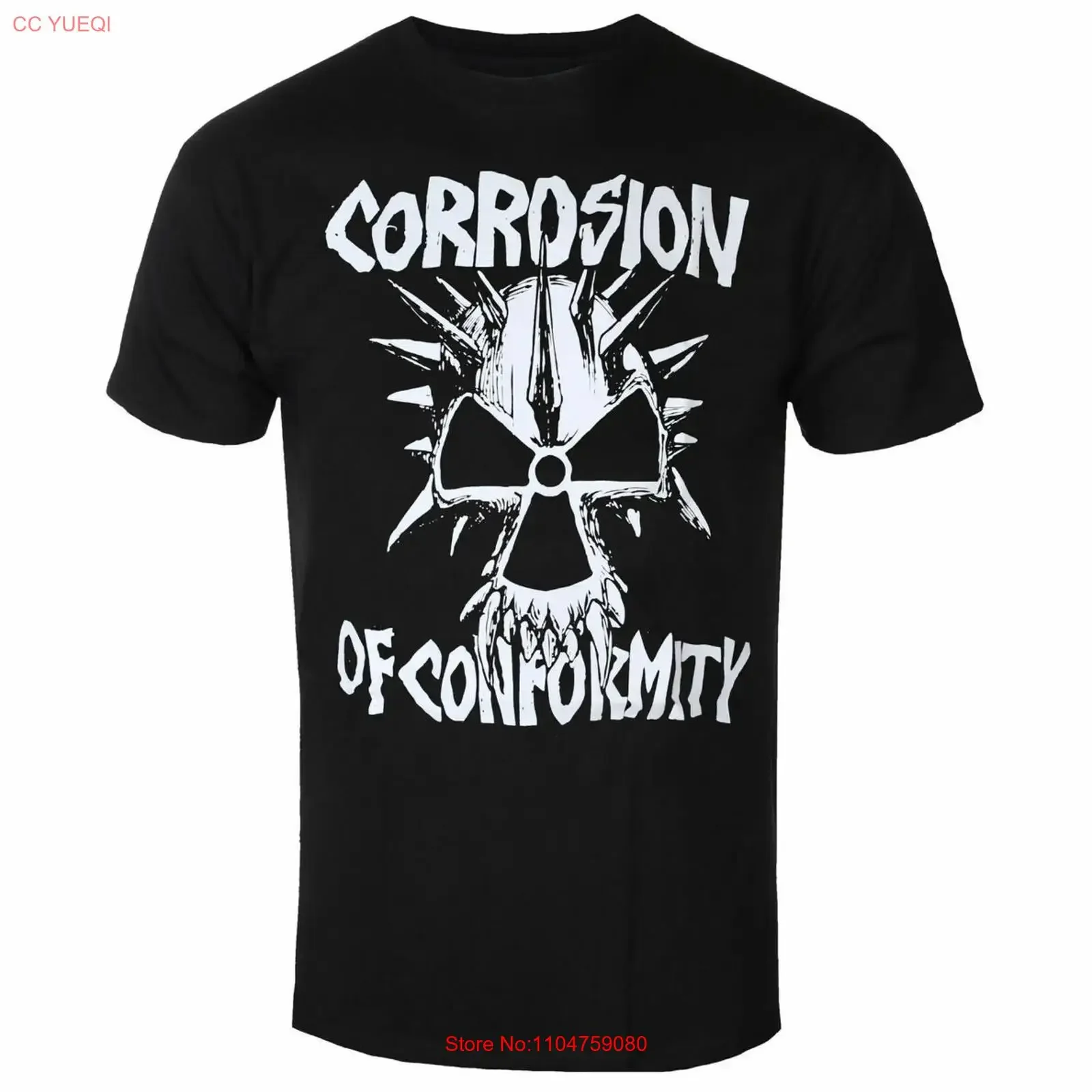 CORROSION OF CONFORMITY PUNK ROCK Black T Shirt vintage Washed Top For Everyday Wear homme Soft Stretched Comfortable fashion