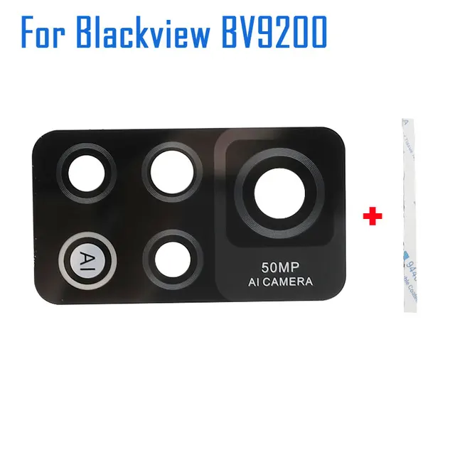 Nowy oryginalny Blackview BV9200 tylny obiektyw aparatu tylny obiektyw aparatu szklana pokrywa akcesoria do smartfona Blackview BV9200