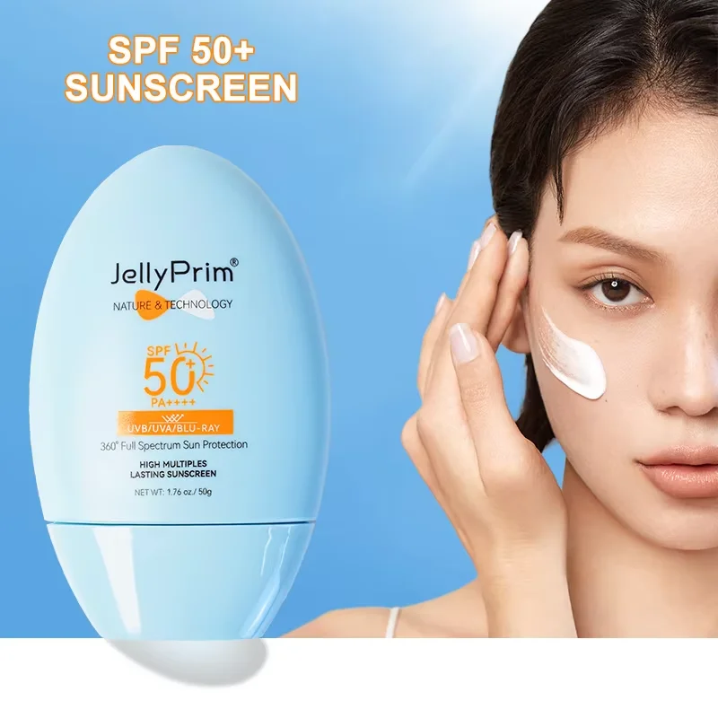 SPF 50+ Facial UV Protection Moisturizing Sunscreen Whitening Sun Cream Lightening Body Facial Sun Blocker for Face Skin Care