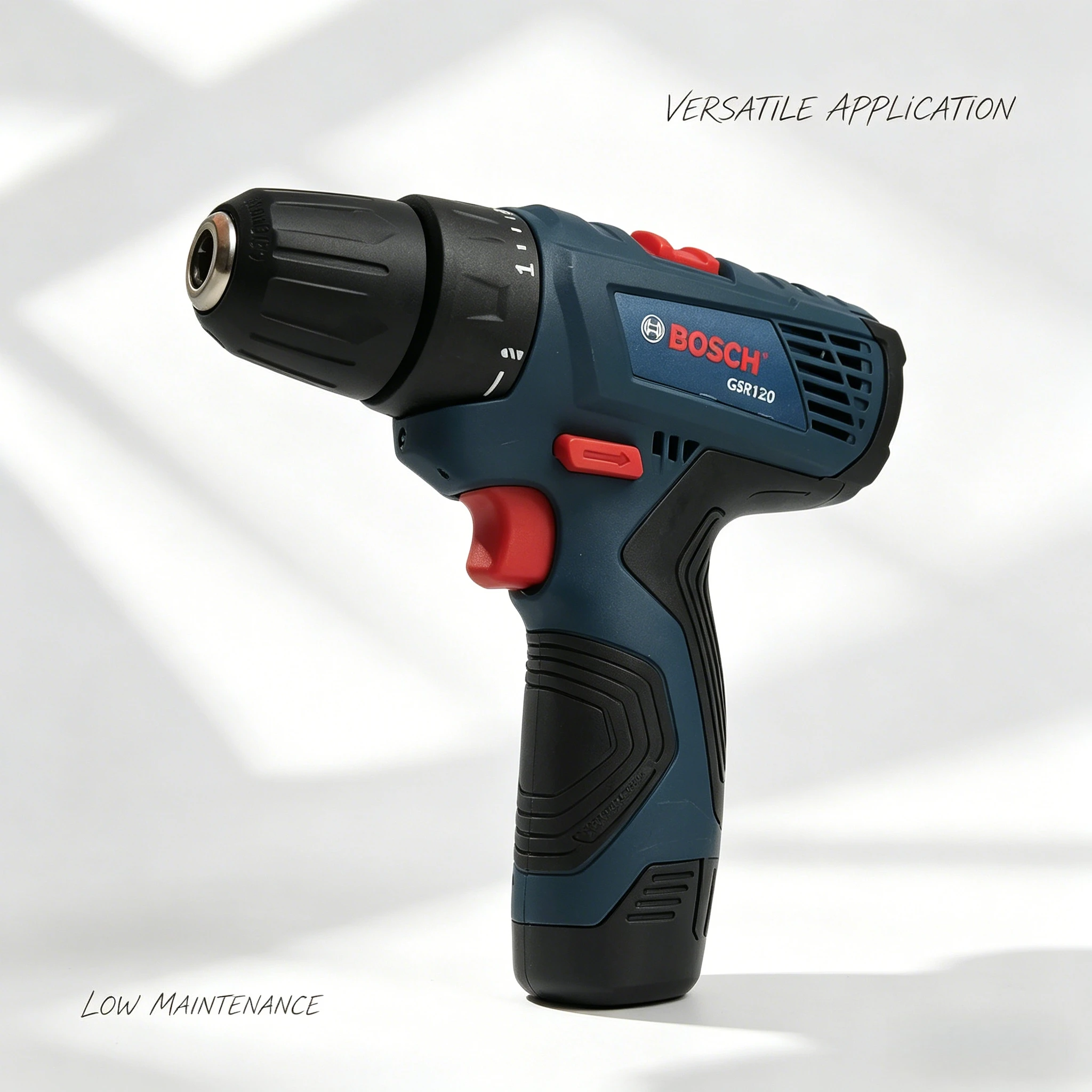 Bosch Professional GSR 120 12V Cordless Drill Driver, High Torque Multi-Function Screwdriver for Home DIY & Wood Drilling