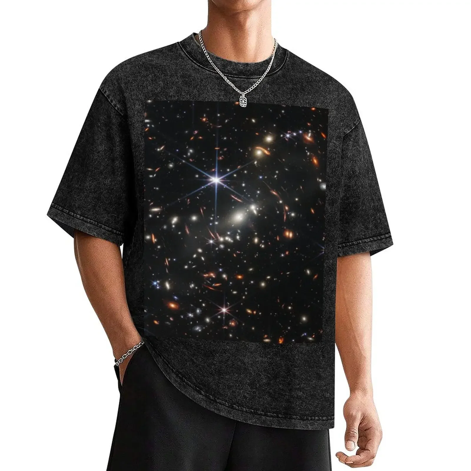 

James Webb Space Telescope Deep Field T-Shirt anime clothes oversized t shirt oversizeds shirts men graphic