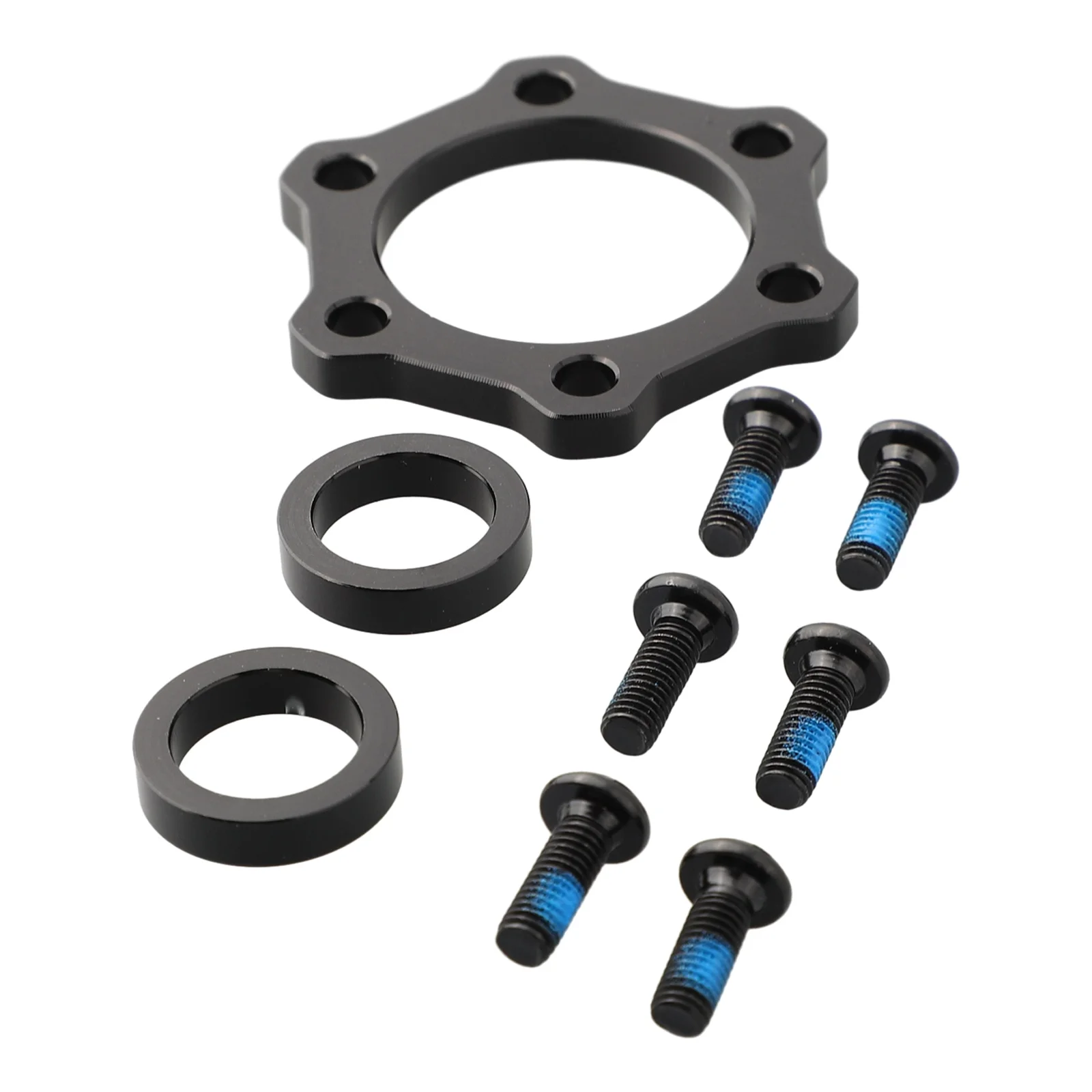 Convertible Bike Hub Conversion Kit 15x100mm to 110mm Front Fork and 12x142mm to 148mm Rear Boost Hub Black Aluminum Alloy