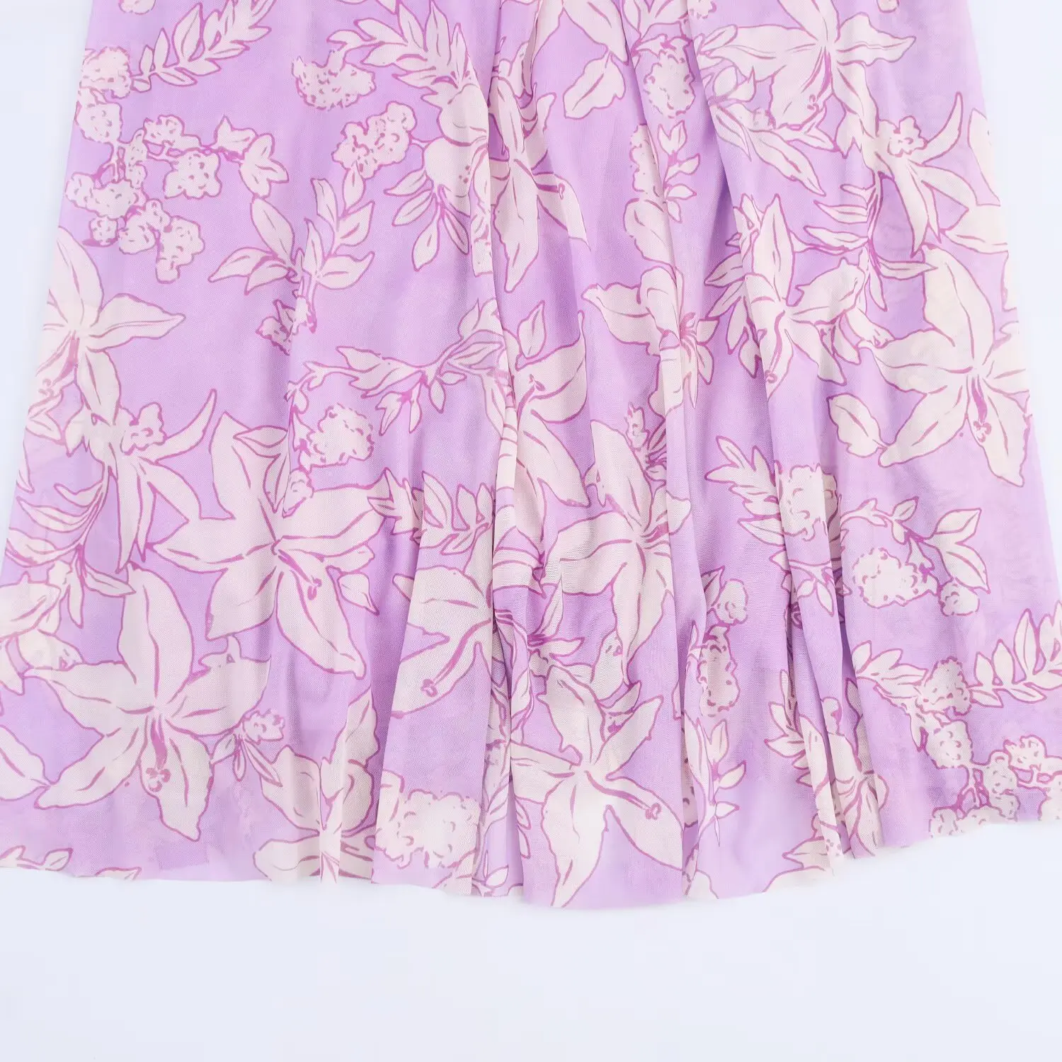 JNLEAOG Vestido Largo de Malla de Seda Estampado para Mujer, Diseño Otoñal, Estilo Casual, Recto, Sin Mangas, con un Solo Botón