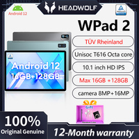 HEADWOLF Android Tablet WPad2 10.1 inch Max 16GB Ram DDR4X UFS 128GB Rom 4G LTE Phone call Tablet PC Unisoc T616 Pad TÜV