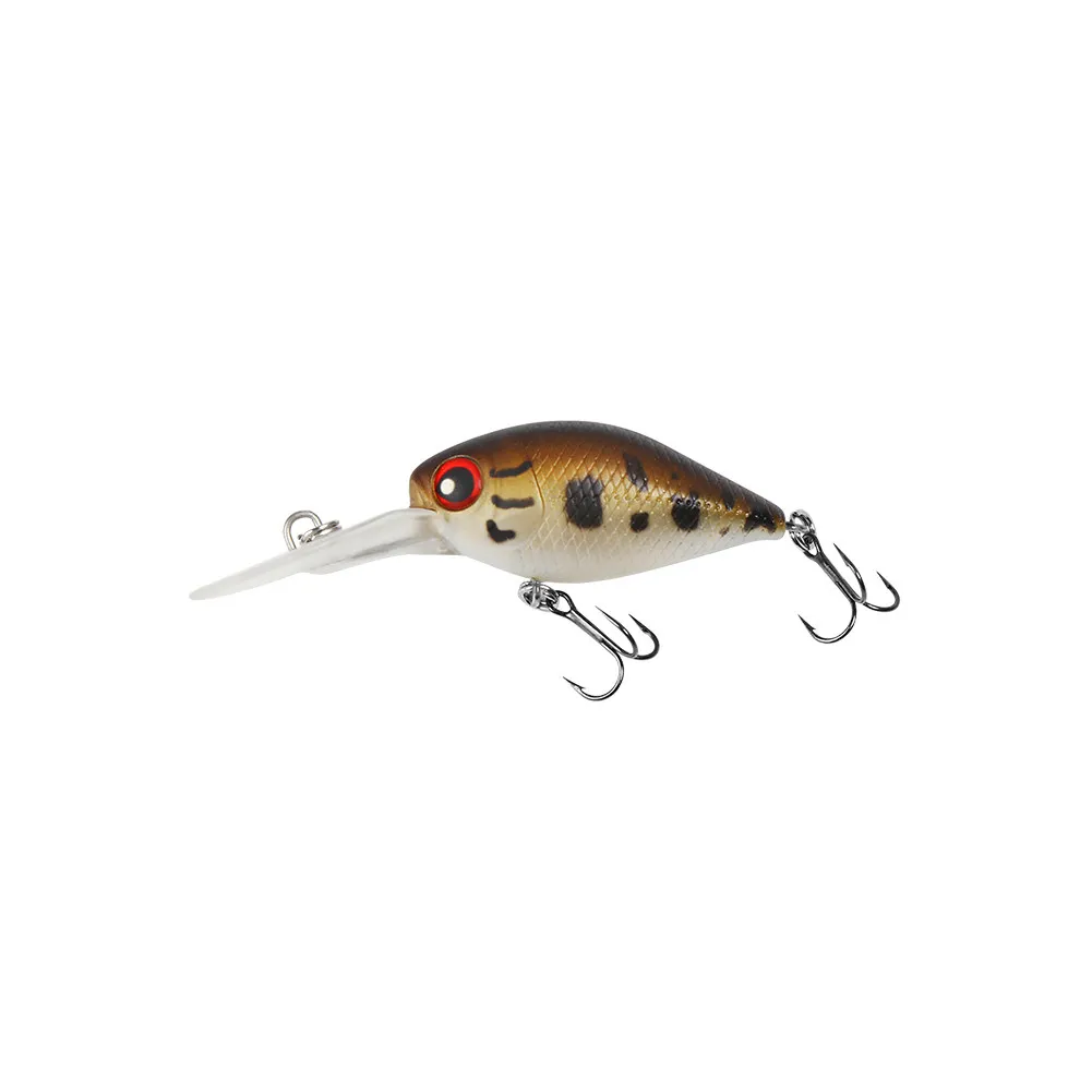 BassLegend Fishing Wobbler, schwimmender Kurbelköder, Tauchen, Chubby Bass, Hechtköder, 38 mm, 4,5 g