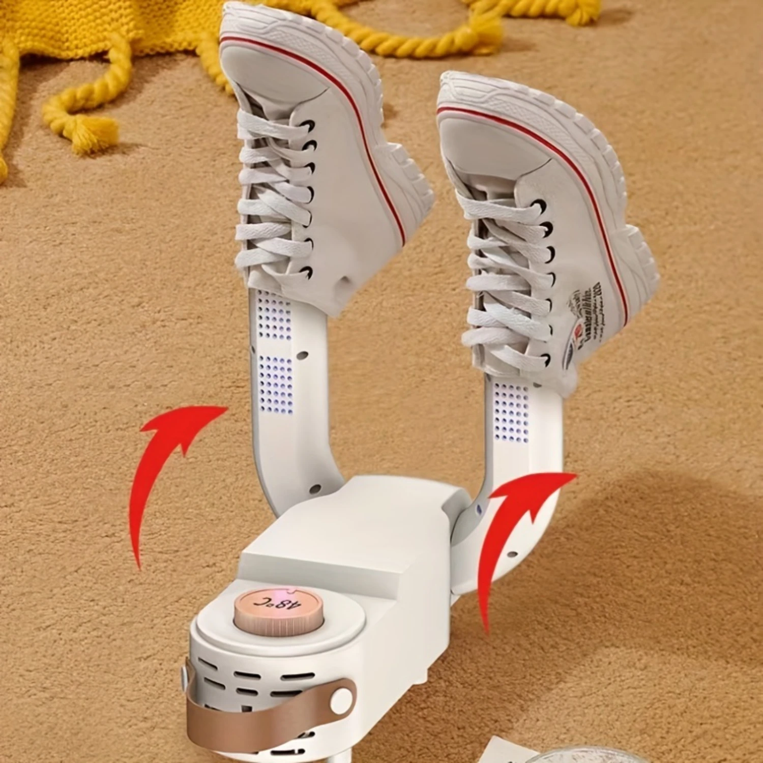 Shoe Dryer, Foldable Shoe Drying Machine Intelligent Constant Temperature Moisture Deodorant Shoe Dryer