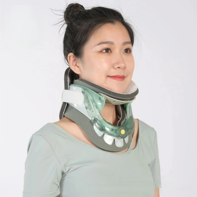 Adjustable Neck Brace For Cervical Fracture Immobilization, Post-Surgery Rehabilitation Neck Support And Traction
