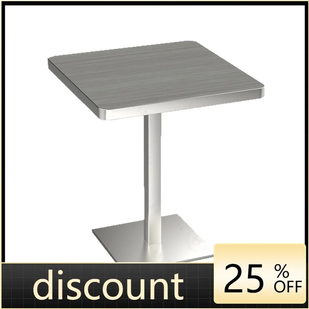 LMM light luxury minimalist anti-scalding thickened rock slab rectangular hotel dining table commercial