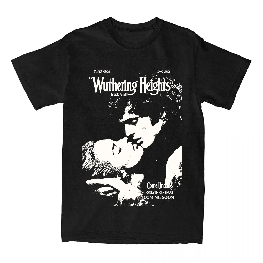Wuthering Heights Film Graphic T-shirt Summer Short Sleeve Loose Casual Female Tshirts O-neck Women Men Tees Print Merch T Shirt