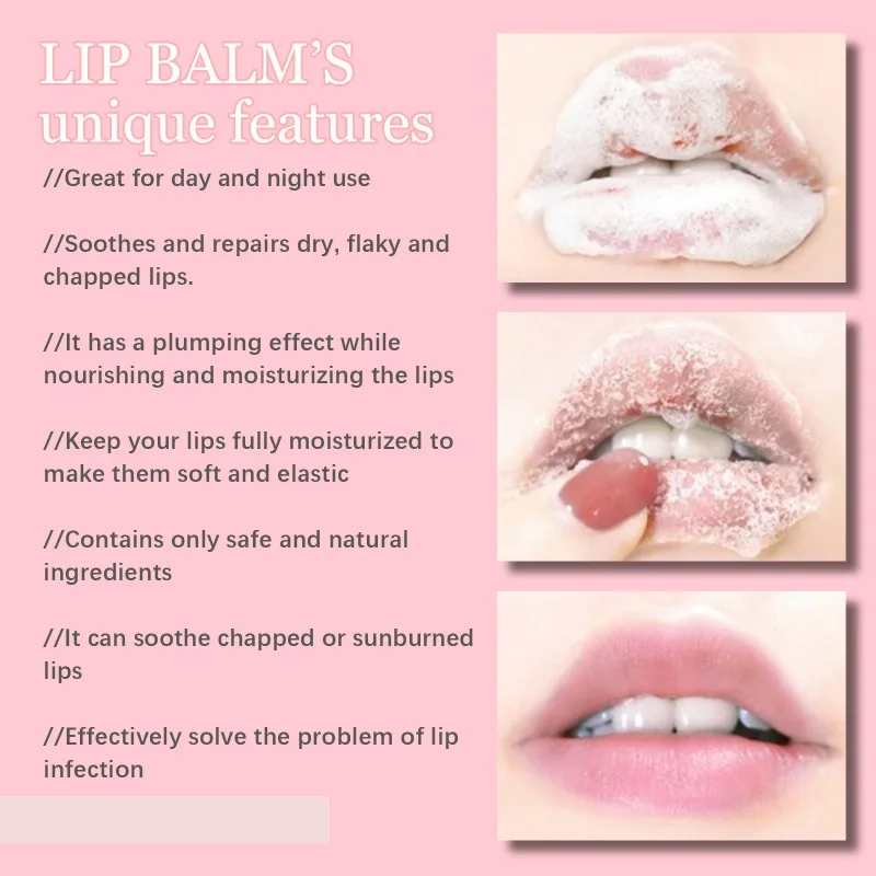 Bálsamo labial de burbujas para prevenir los labios secos, exfolia la piel muerta, previene el secado, hidrata, mantenimiento duradero, bálsamo labial regordete