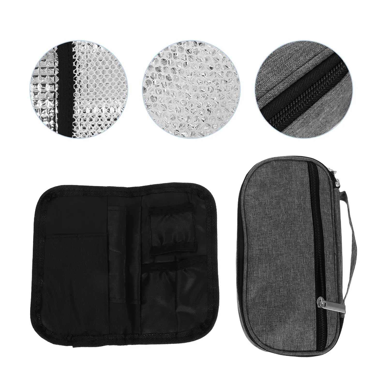 Insulin Pen Case Compact Oxford Fabric Insulated Travel Organizer Medicine Bag for Diabetic Supplies Carrying Case