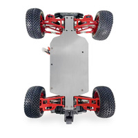 Stainless Steel Skid Plate Chassis Metal Base Frame For MJX Hyper Go 1/14 14209 14210 H14BM RC Car Part