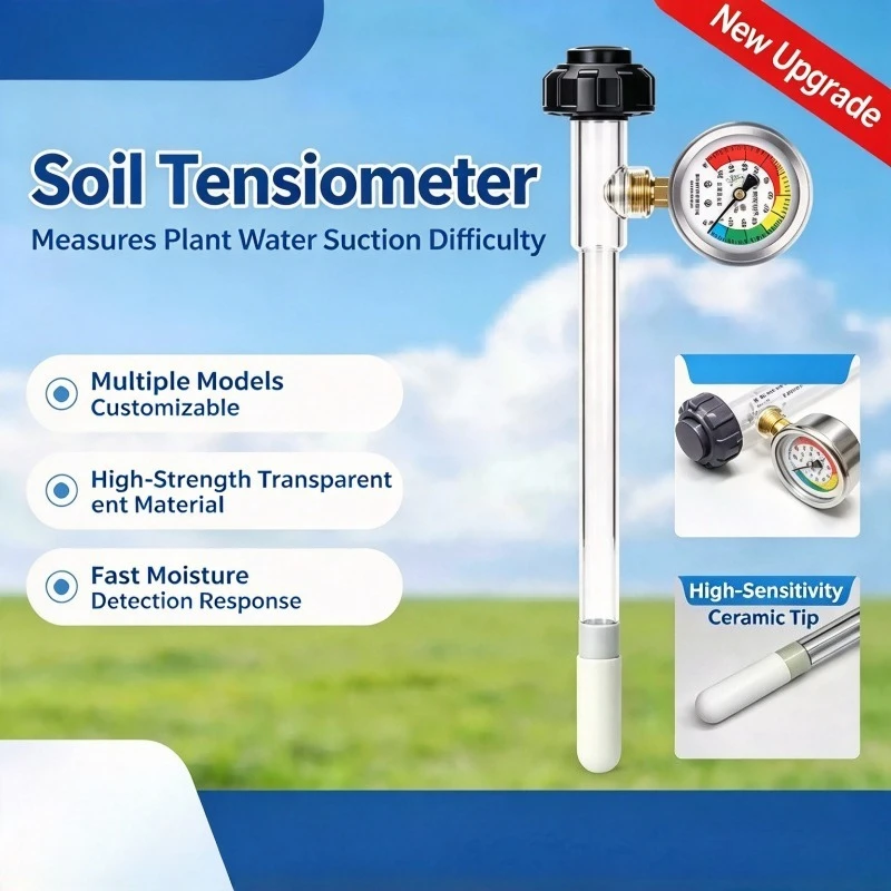 Soil Tensiometer Water Potential Sensor Soil Moisture Property Analyzer For Irrigation Guidance And Monitoring
