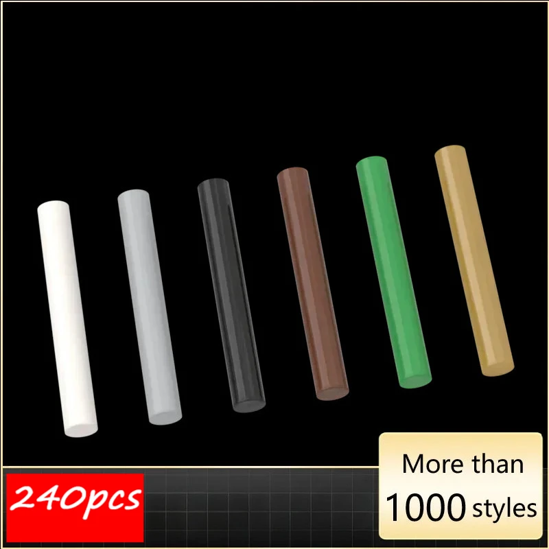 240 個ハイテク組み立て粒子 87994 17715 スタッドビルディングブロックキットパーツアイデア DIY おもちゃ子供のための誕生日プレゼント