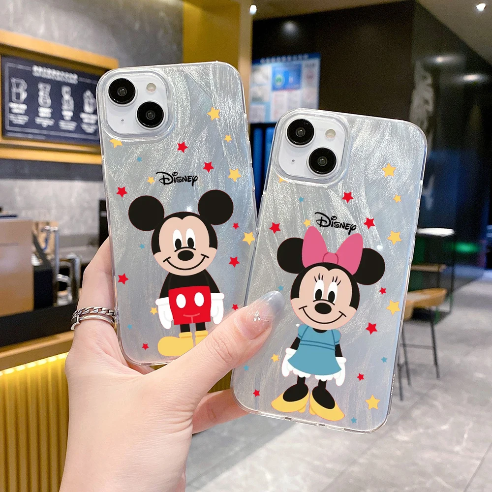 Mickey Minnie Phone Case FOR Samsung Galaxy A73 A72 A715F A71 A55 A54 A53 A52 A515F A51 A50 A35 A34 A33 A32 A315F A31 A11 S 5G