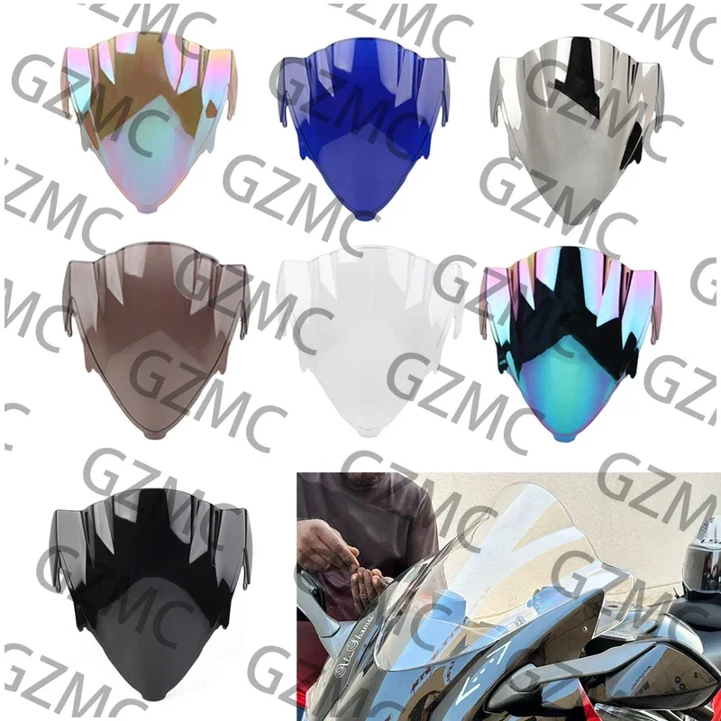 Motorcycle GSXR 1300 Wind Deflector For SUZUKI Hayabusa GSXR1300 2021 - 2024 Double Bubble Windshield Deflector Protector Screen