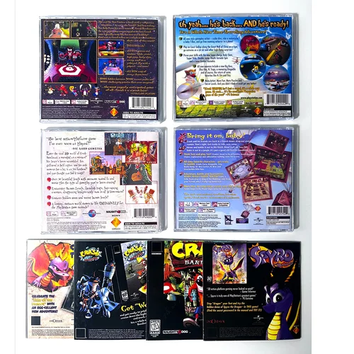 Imagen 2 del producto Juego Retro PS1 serie Crash NTSC versión U/C copia disco DVD Burn CD trabajo para máquina modificada PS con función de lectura directa
