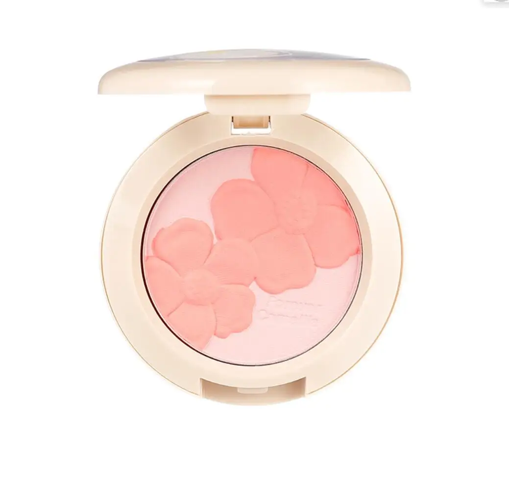 Blush Palette Face Makeup Powder Peach Red Rouge Lasting Natural Hawthorn Cheek Tint Waterproof Blusher Rouge Cosmetic T2575